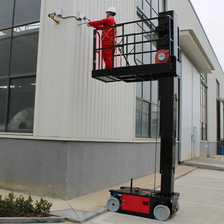 Самоходный-вертикальный мачтовый подъемник высотой 8 м