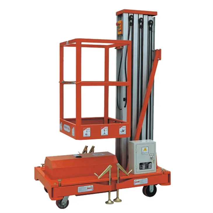 Алюминиевые вертикальные мачтовые подъемники для авиационных работ